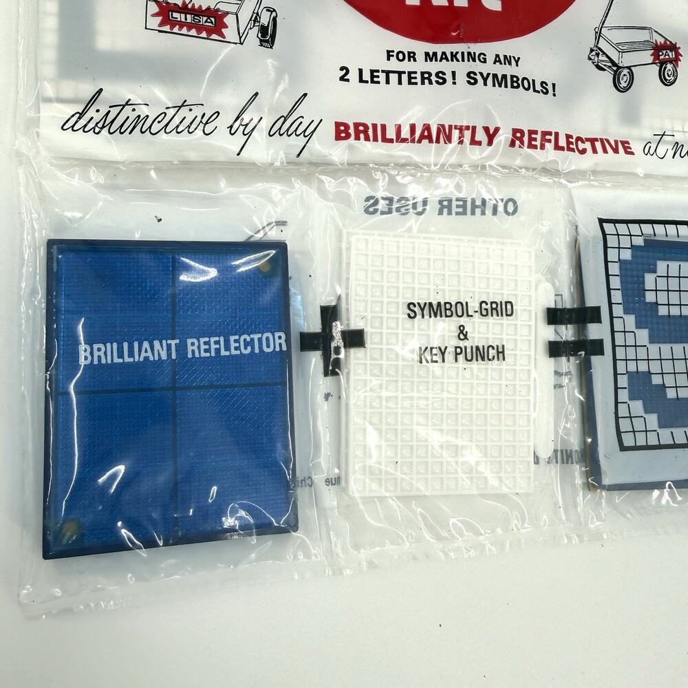 Stimsonite 15 Home Identifier Reflector Kits No 3305 NOS Address Sign Vintage - Picture 8 of 13